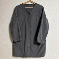 UNIQLO フリースジャケット コート　XL グレー