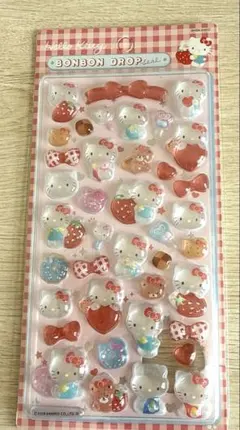 キティ ボンボンドロップシール