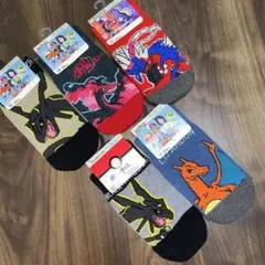 ポケモン キッズ靴下 5足セット　19-24㌢