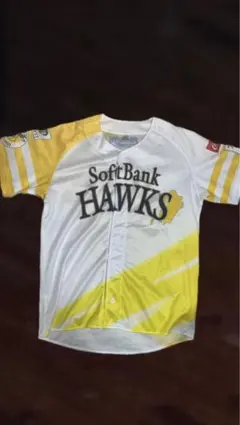 SoftBank Hawks ユニフォーム 白/黄色 ソフトバンク