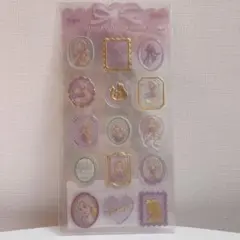 ディズニー　レリーフデコレーションシール　ラプンツェル