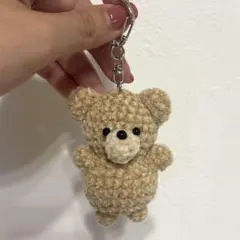 くま あみぐるみ キーホルダー