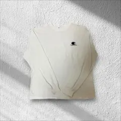 Champion チャンピオン 長袖カットソー ホワイト