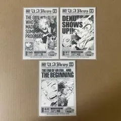 ヒロアカ原画展 入場特典 ダブロイト風ステッカー 緑谷出久 爆豪勝己