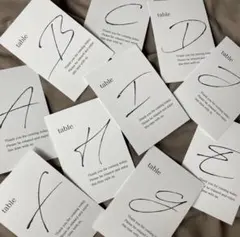 テーブルナンバー 結婚式 テーブルナンバーカード 席札￼ウェディング