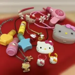 ハローキティ 12点セット　ご当地 ストラップ　　ネックレス　指輪