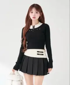 darich ニットセットアップ ブラック スカートのみ