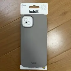 holdit iPhone 13 シリコンケース グレー