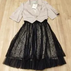 【GRACE CONTINENTAL】 ノースリーブドレスとジャケットセット