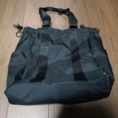 ブラック トートバッグ ナイロン製