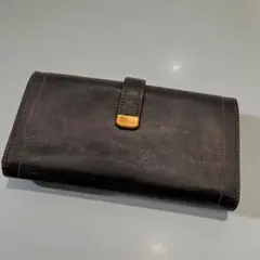 dan genten SOLID BRASS 長財布 スナップベルト レザー