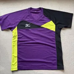 Mizuno 卓球ウェア ITTF公認 紫/黒/黄