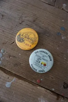 USA ヴィンテージ 缶バッチ イベント 80s 90s