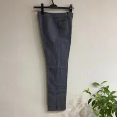 STRENESSE BLUE グレー ストライプ スリムフィット スラックス