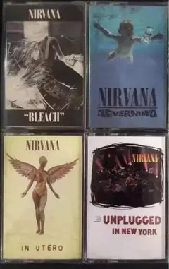 値下げOK Nirvana カセットテープ 4本セット