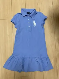 Polo Ralph Lauren 半袖ワンピース 7Tライトブルー
