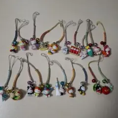 星*奨様 キティ　ご当地　根付け　ストラップ　21個