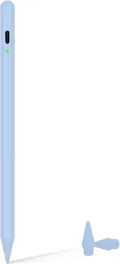 iPad タッチペン 傾き感知 パームリジェクション 急速充電 ブルー