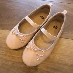 H&M kidsピンク バレエシューズ