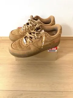 Supreme × Nike Air Force 1 LowFlax/Wheat