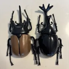 【昆虫 フィギュア】カブトムシ＆ヘラクレスオオカブト 2点セット