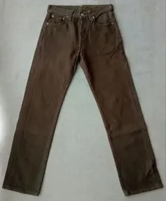 90年代 USA製 Levi's501 カラーデニム オリーブグリーン W29