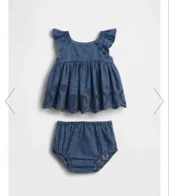 【GAP】デニムアイレットコーデセット 90サイズのサムネイル