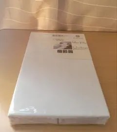 敷布団カバー ダブルサイズ 145×215cm ホワイト 高級ブロード生地