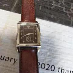 ジャンク品　部品取りにEmporio Armani スクエア クォーツ 腕時計のサムネイル