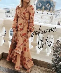 Johanna Ortiz×H&M、コラボ花柄ワンピース、芸能人着用ZARA