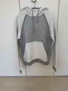 (お値下げしました)adidas フリースフード付きパーカー グレー