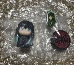 鬼滅の刃　すわらせ隊　時透無一郎　ミニフィギュア　キーホルダー