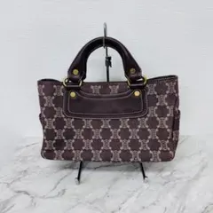 ✨CELINE✨セリーヌ✨パリマカダム✨デニム✨ワインレッド✨ブギーバッグ✨