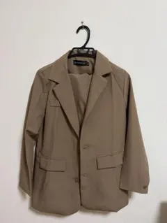 MEI HAN HUI YI JIAO ベージュ ブレザー M セットアップ