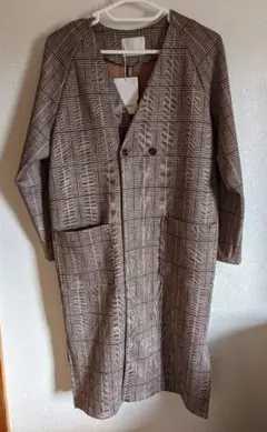 コート　socolla チェック柄　アウター