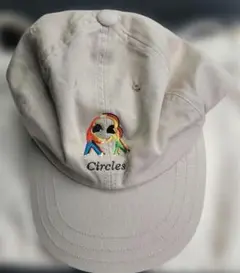 タコマフジレコード　キャップ　サークルズ　ベージュ