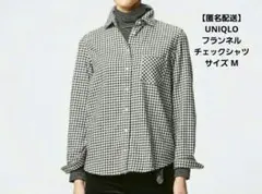 UNIQLO ユニクロ フランネルチェックシャツ チェックシャツ M