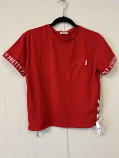 PINK-latteレッド Tシャツ S