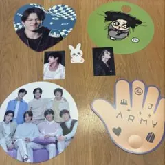 BTS ファンアイテム うちわ セット