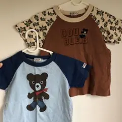ミキハウス  ダブルビー 半袖Tシャツ 2枚セット
