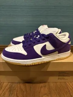 美品 Nike ダンク ロー SB ISO パープル Dunk Low 26.5