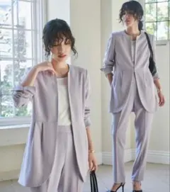 【タグ付き】ラウンドヘムジャケットセットアップ