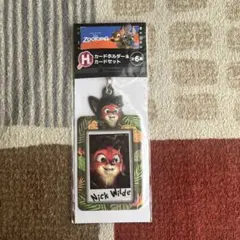 ズートピア 　HAPPYくじ　 ニック カードキーホルダー&カードセット　未開封