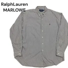 ラルフローレン　RalphLauren MARLOWE ストライプシャツ 90s