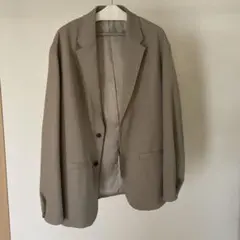 ZARA テーラードジャケット ベージュ Lサイズ