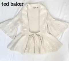 ted baker ニット　セーター　コート　ベージュ