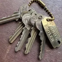 OLD RARE KEYS＆BRASS DOG TAG／US VINTAGEのサムネイル