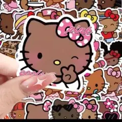 ハローキティ 日焼けキティ シール ステッカー 56枚セット