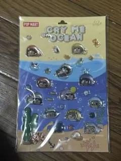 POP MART CRY ME A OCEAN シール ステッカーのサムネイル