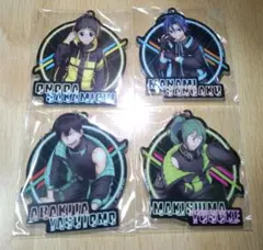 わくドキくじ　弱虫ペダル　サイバーパンクver　アクリルキーホルダー　4個セット